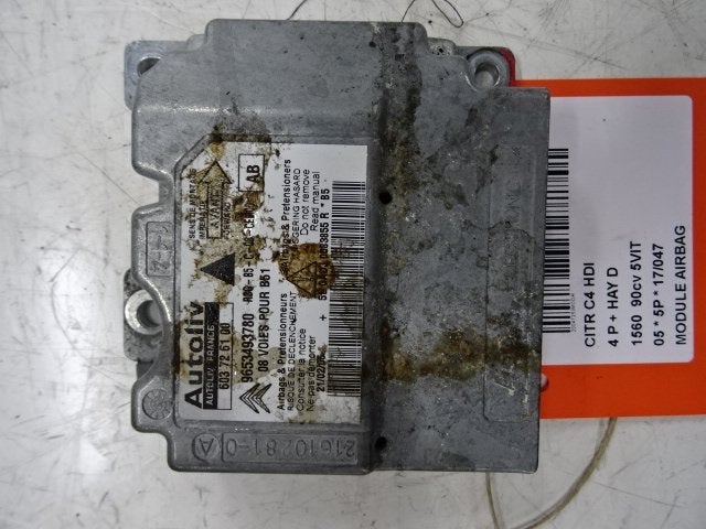 BOITIER AIRBAG Citroën C4 Berline (LC) (9653493780), Citroën, Kontakt-citroen@citroen.com, Utilisé, Citroën Deutschland GmbH