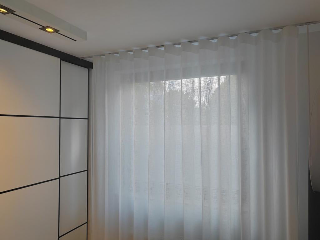 Wave Gordijnen linnenlook, Ophalen