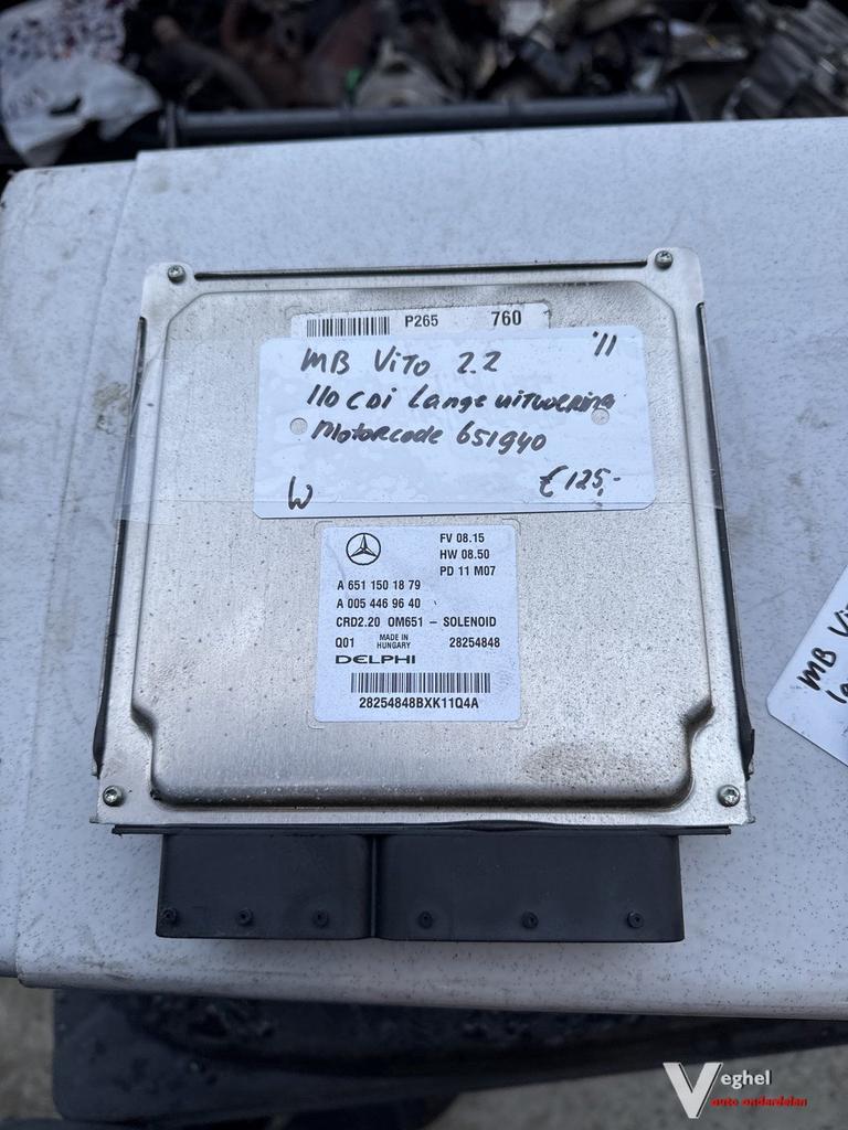 Mercedes Vito 2.2 110cdi 2011 ECU A 156 150 1879 Locatie Cui, Gebruikt, -, -, Ophalen of Verzenden