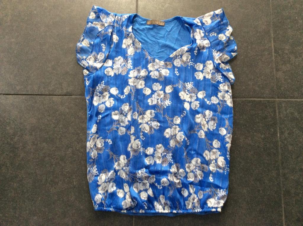 Shirt / blouse Mer du Sud L, Kleding | Dames, Maat 38/40 (M), Blauw, Mer Du Sud, Ophalen of Verzenden