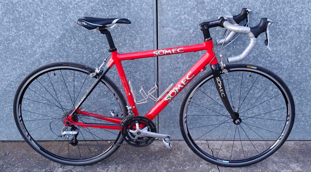 Somec Atom koersfiets, maat 50, volledig rijklaar!, Fietsen en Brommers, 28 inch, 49 tot 53 cm, Zo goed als nieuw, Meer dan 20 versnellingen