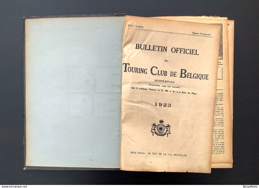 Bulletin Officiel du Touring Club de Belgique | 1923, Enlèvement ou Envoi, Utilisé, Autres types