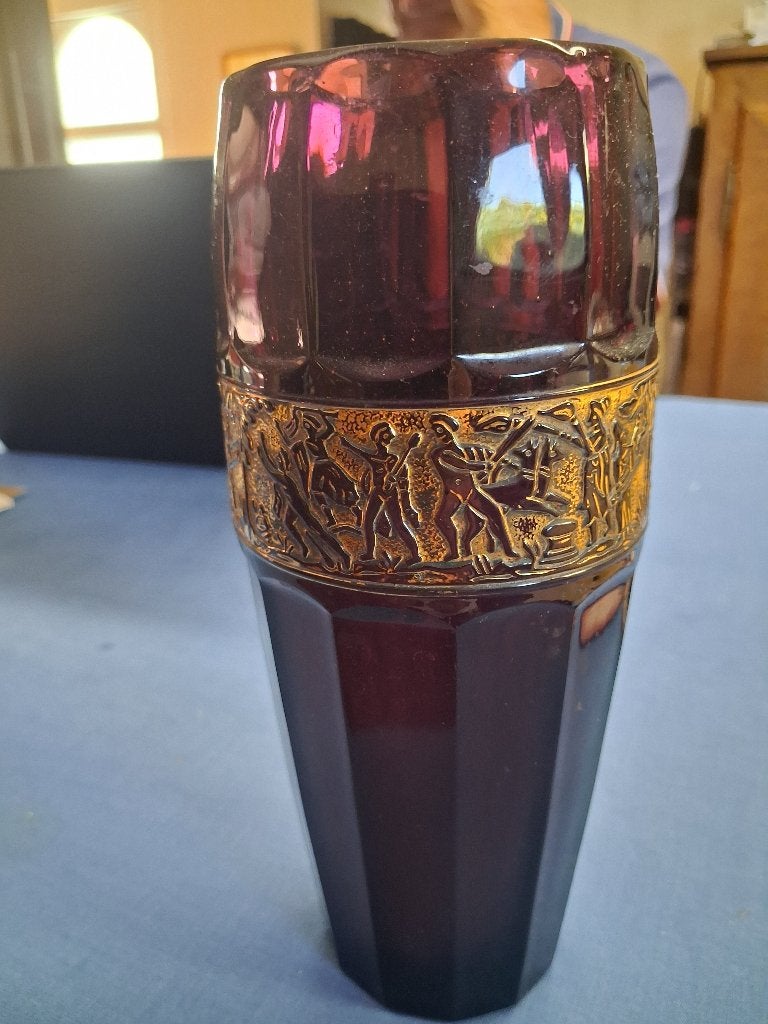 Vase Walther Améthyste, Antiquités & Art, Enlèvement