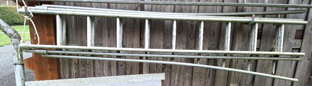 Echelle professionnelle PERFECTY 3 x 2,50 m, Bricolage & Construction, Échelles & Escaliers, Pliable ou rétractable/escamotable