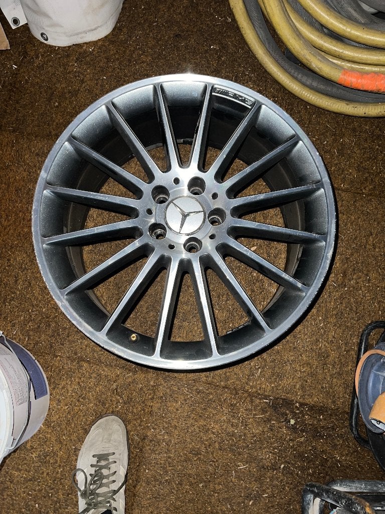 mercedes AMG 19 inch velgen  C63, Auto-onderdelen, Banden en Velgen, Gebruikt, Velg(en), 275 mm, Personenwagen