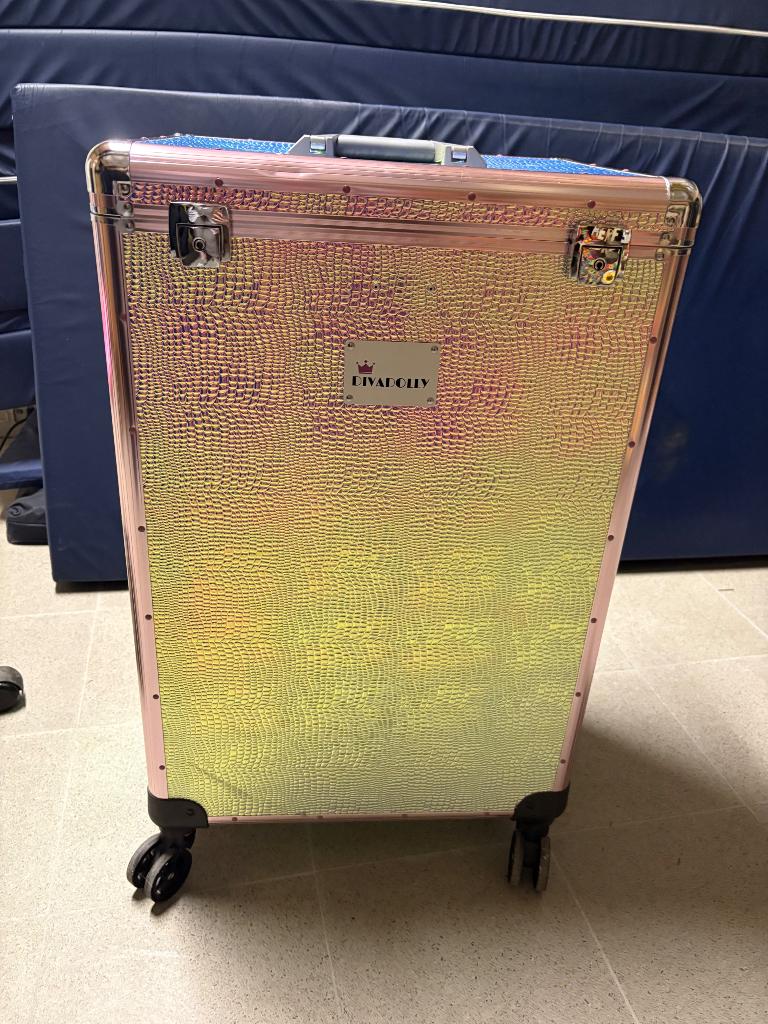 Beauty trolley diva dolly, Ophalen, Met slot, Zo goed als nieuw, Roze