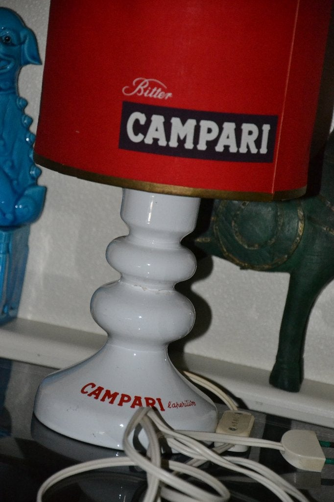 lampe Campari vintage, Collections, Enlèvement, Utilisé, Ustensile