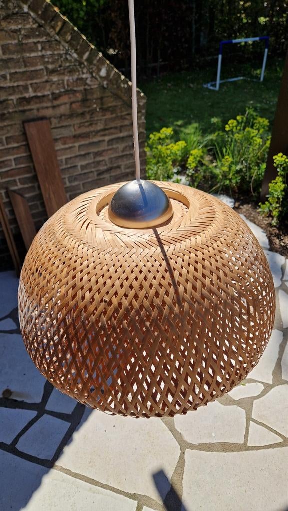 Rotan/rieten hanglamp, Ophalen
