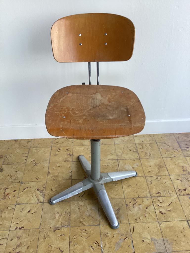 Chaise d atelier ou d architecte vintage, Enlèvement, Comme neuf