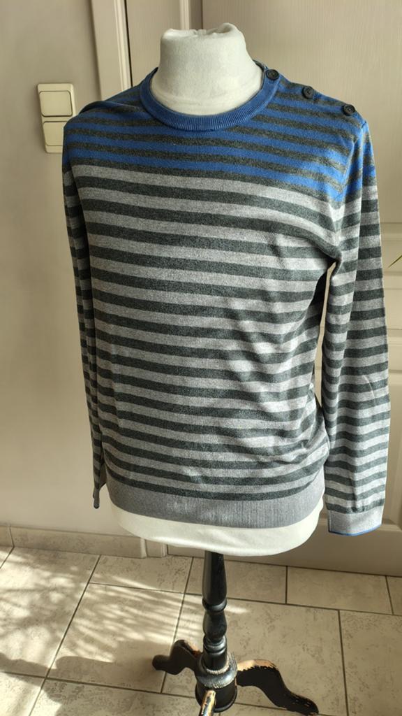 Pull "ikks pur edition" maat L gestreept, Maat 52/54 (L), Overige kleuren, Ophalen of Verzenden, Zo goed als nieuw