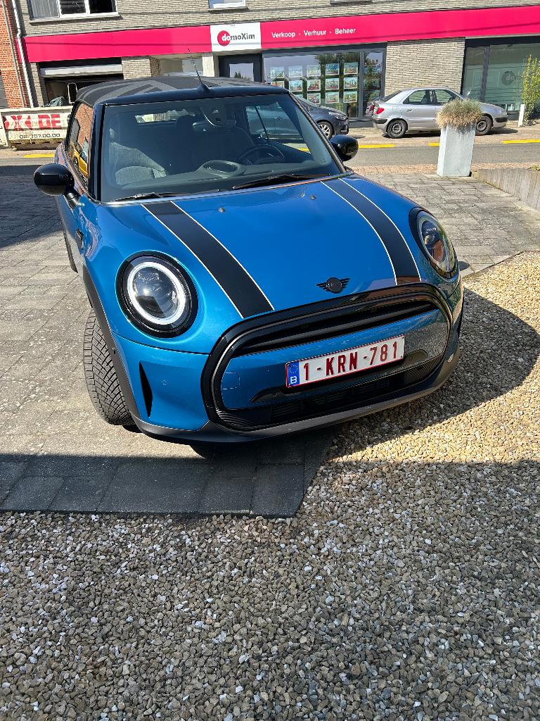 VERKOCHT, Autos, Mini, Particulier, Cabrio, Essence, Euro 6, Cabriolet, 2 portes, Automatique, Bleu, Autres couleurs, Cuir et Tissu