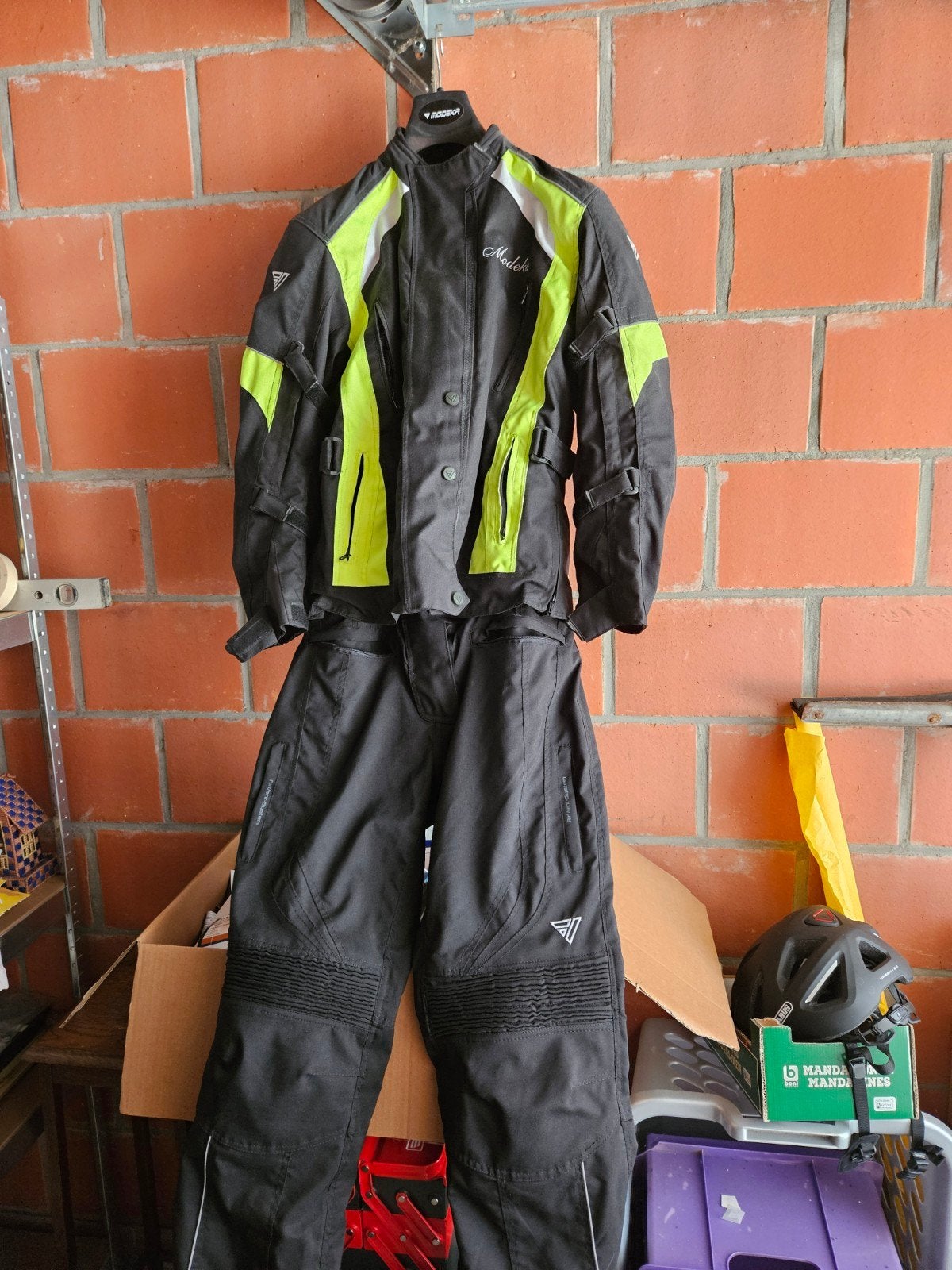 textielpak 2delig Modeka, Motoren, Ophalen, Combipak, Dames, Nieuw zonder kaartje