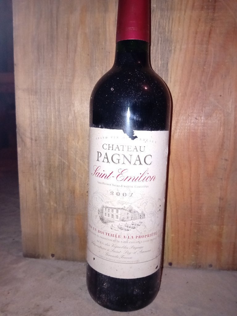 Vin rouge Saint-Emilion Château Pagnac 2007, Enlèvement, Vin rouge, Pleine