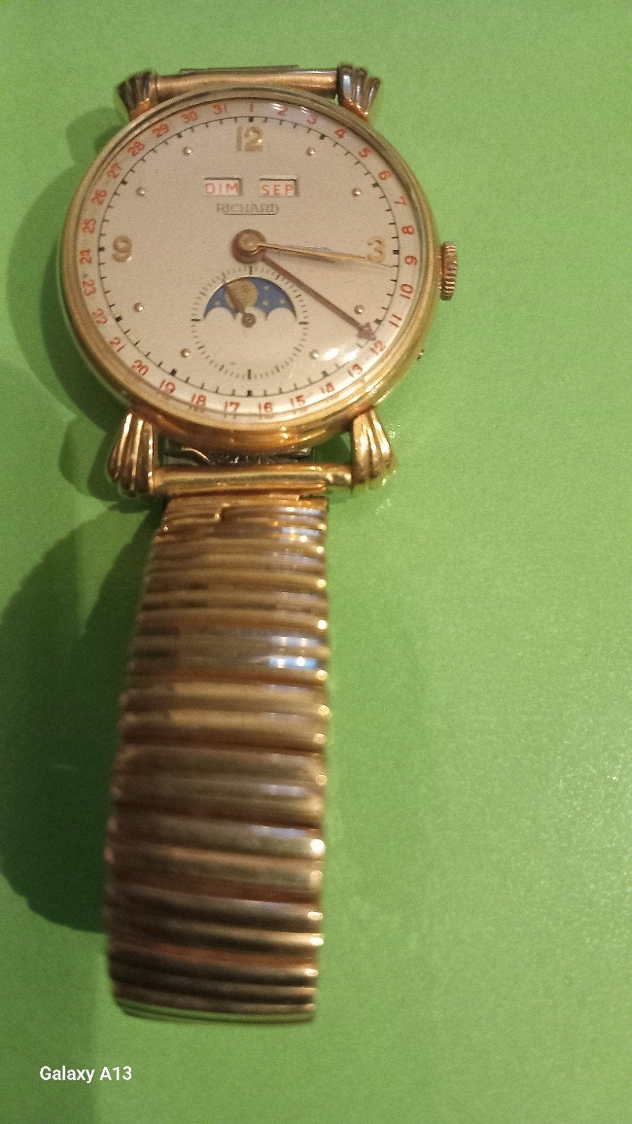 Gouden 18 kt herenhorloge., Enlèvement