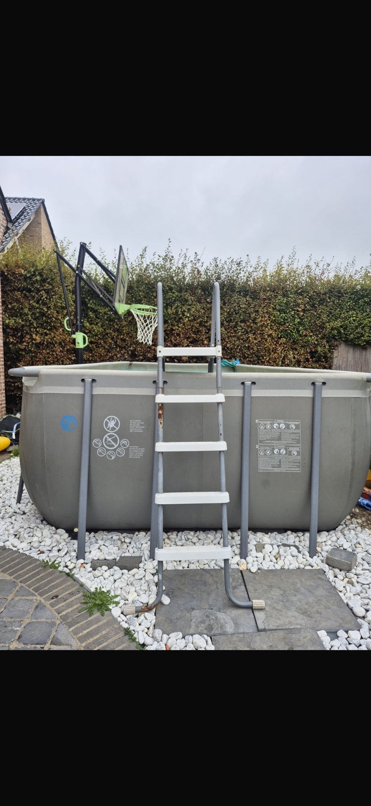 Zwembad, Gebruikt, 200 tot 300 cm, Rechthoekig, Ophalen