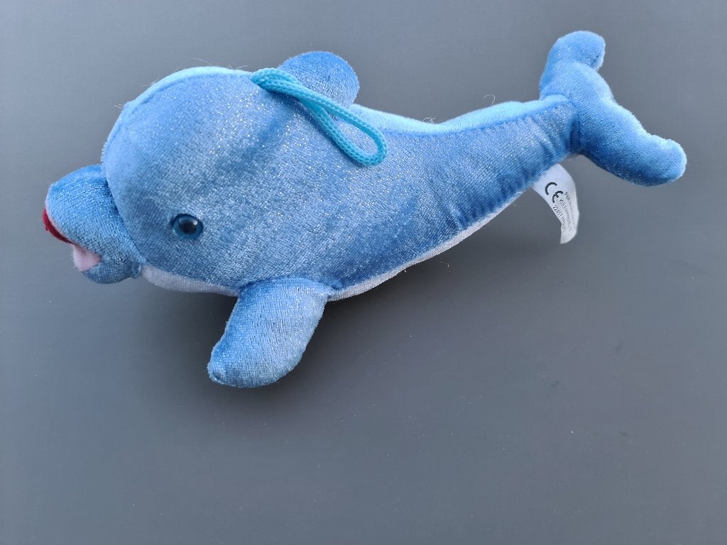 blauwe dolfijn, ongeveer 20 cm, Ophalen, Zo goed als nieuw