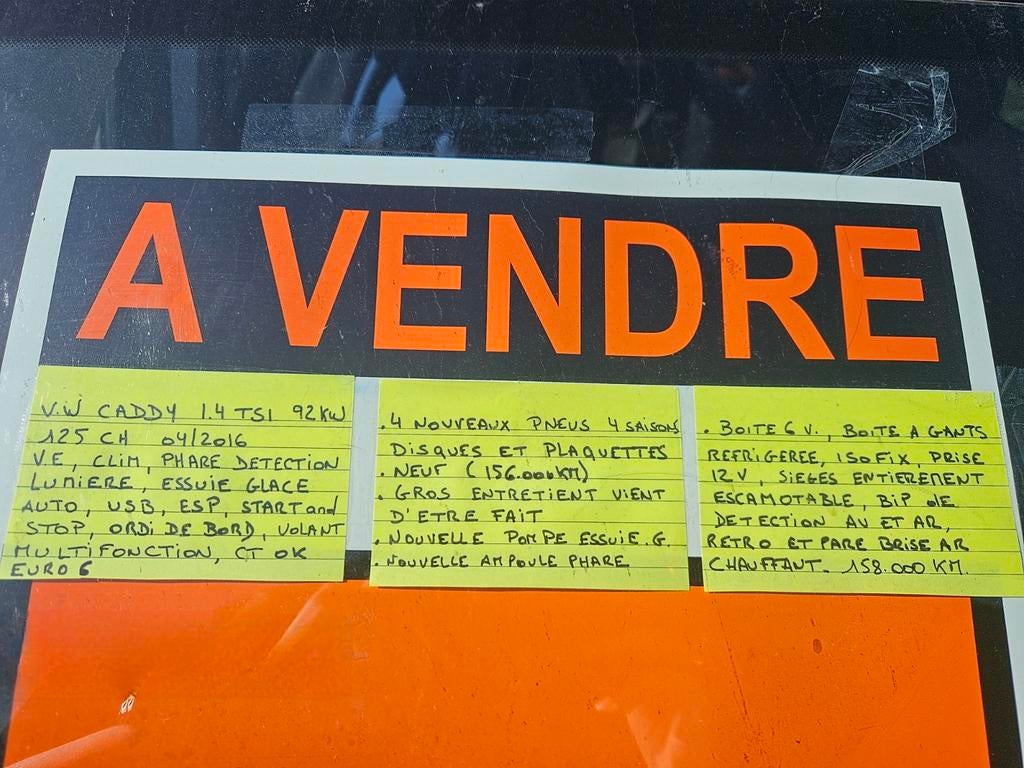 Vw caddy, Autos, Particulier, Achat