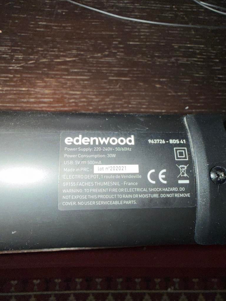 Home cinéma edenwood, Ophalen, Zo goed als nieuw
