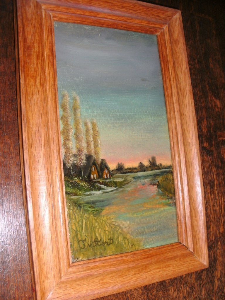 *2 mooie gesigneerde schilderijen -Vermeld in PIRON, BAS, Antiek en Kunst, Ophalen of Verzenden