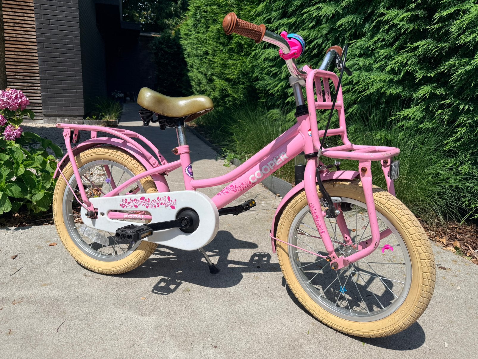 Meisjesfiets Popal Cooper 16 inch, Fietsen en Brommers, Ophalen, Zo goed als nieuw