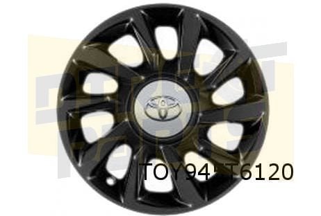 Toyota Aygo velg Aluminium 15'' turbine hoogglans zwart Orig, 15 inch, -, Verzenden, -