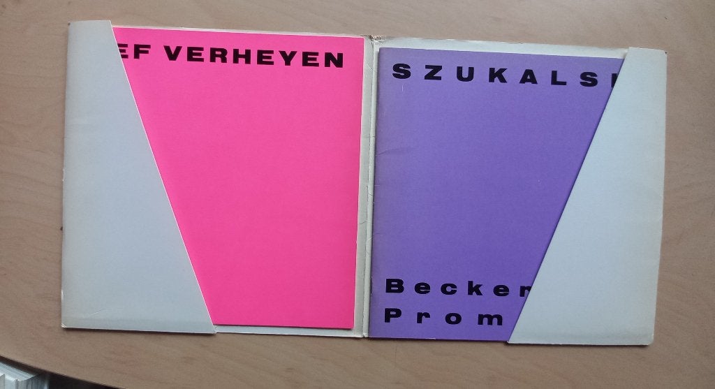 Jef Verheyen Albert Szukalski Casino Knokke 1971 kunstmapje, Ophalen of Verzenden