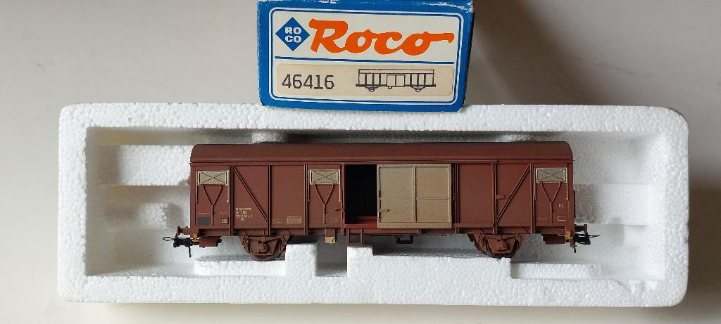 SNCB/NMBS ROCO WAGON GBS *PATINE*HO*DC 46416, Hobby & Loisirs créatifs, Trains miniatures | HO, Analogique, Wagon, Comme neuf