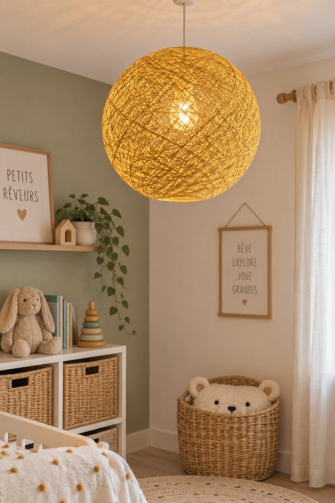Home Deco Light - Abat-jour à suspendre ou à poser - Neuf !, Maison & Meubles, Lampes | Abat-jour, Neuf, Suspension, Rond, 30 cm
