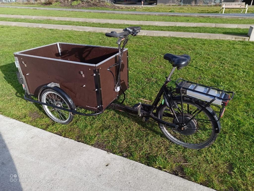 Elektrische bakfiets, Gebruikt, Goederen, Elektrisch, Ophalen