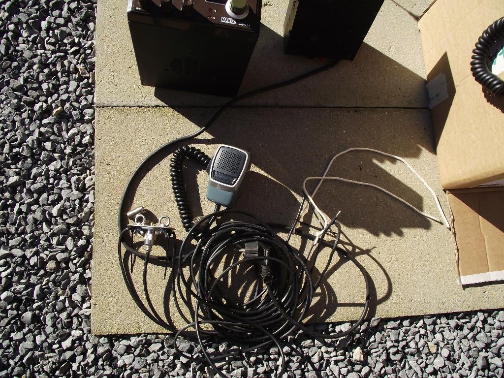 radios CB + accessoires...antennes...tos metre....cables..., Enlèvement, Utilisé