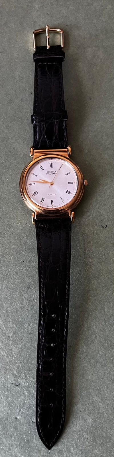 CASIO DATA BANK FLIP TOP, Handtassen en Accessoires, Ophalen of Verzenden, Nieuw, Polshorloge, Casio