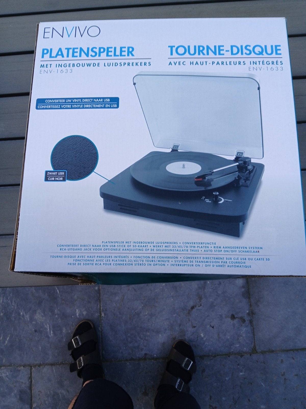 platenspeler met ingebouwde luidsprekers, Enlèvement, Comme neuf, Connexion USB