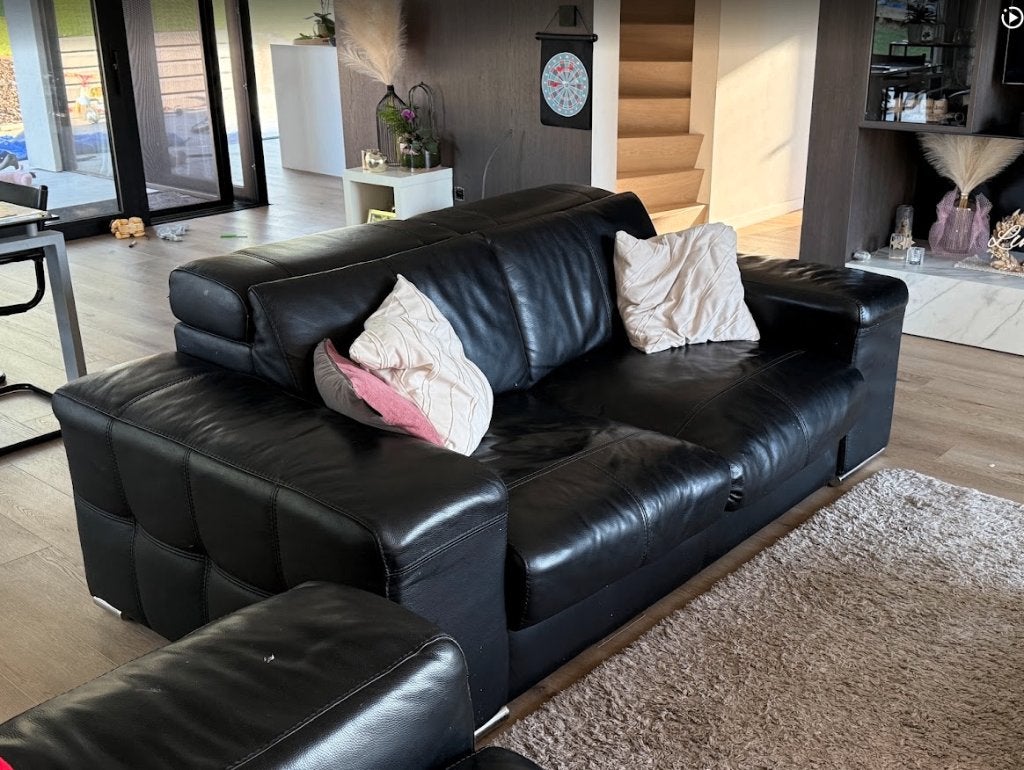 Gebruikte zetel, Huis en Inrichting, Ophalen, Gebruikt, 100 tot 125 cm, Tweepersoons