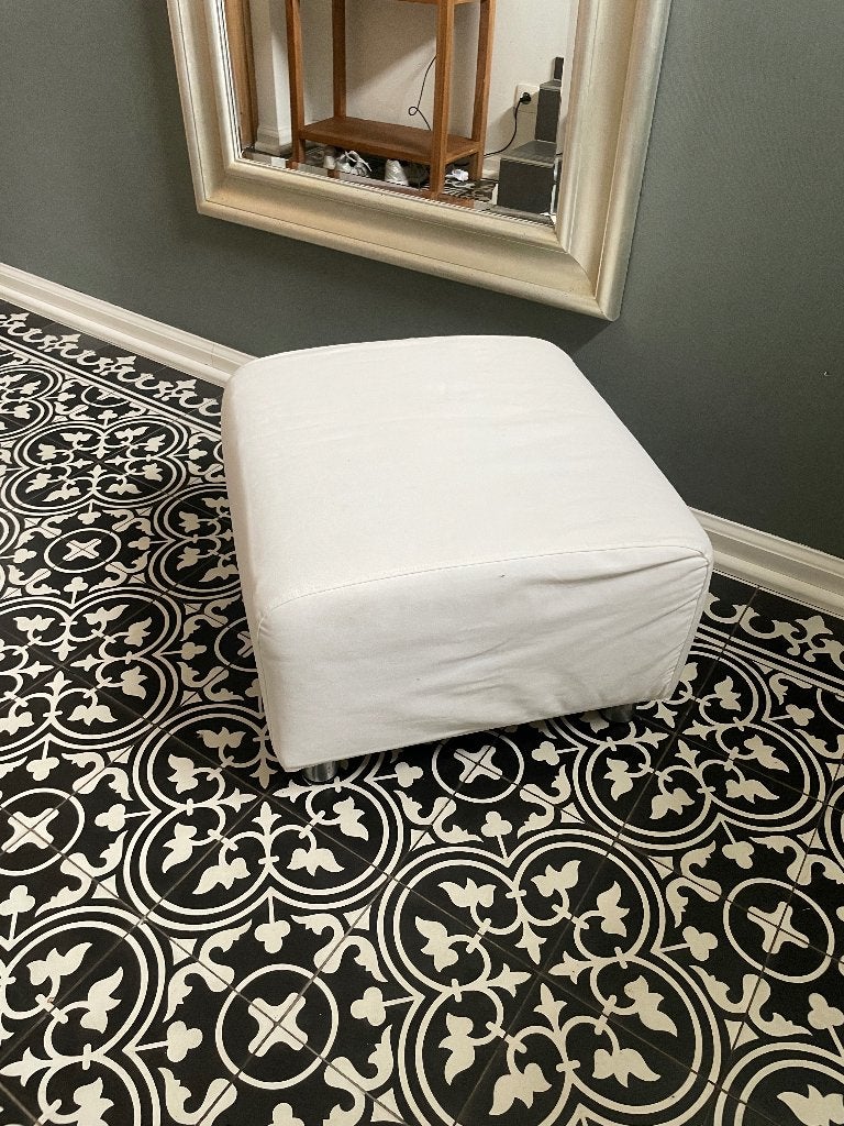 Pouf ikea, Enlèvement, Comme neuf, Carré, Métal