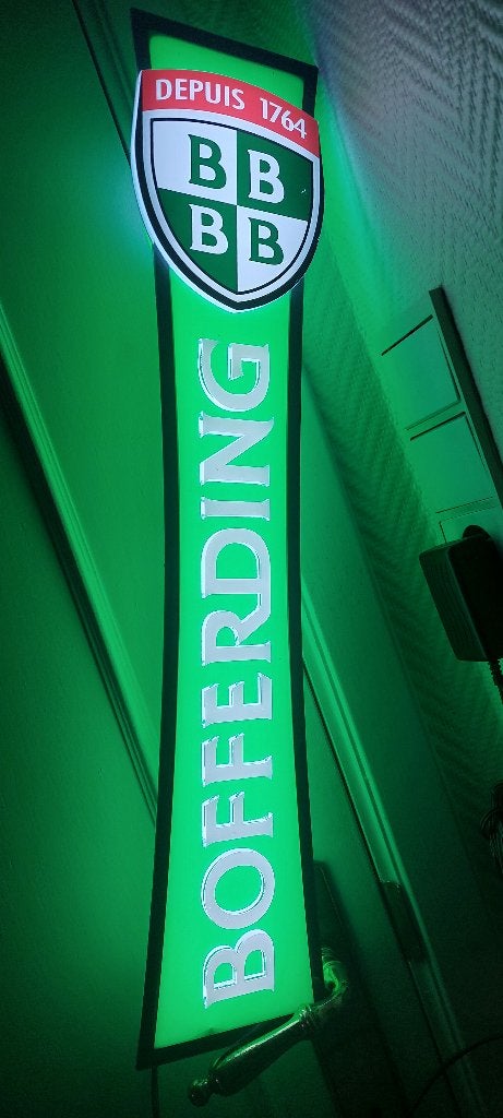 Lichtreclame Bofferding, Ophalen of Verzenden, Nieuw, Lichtbak of (neon) lamp