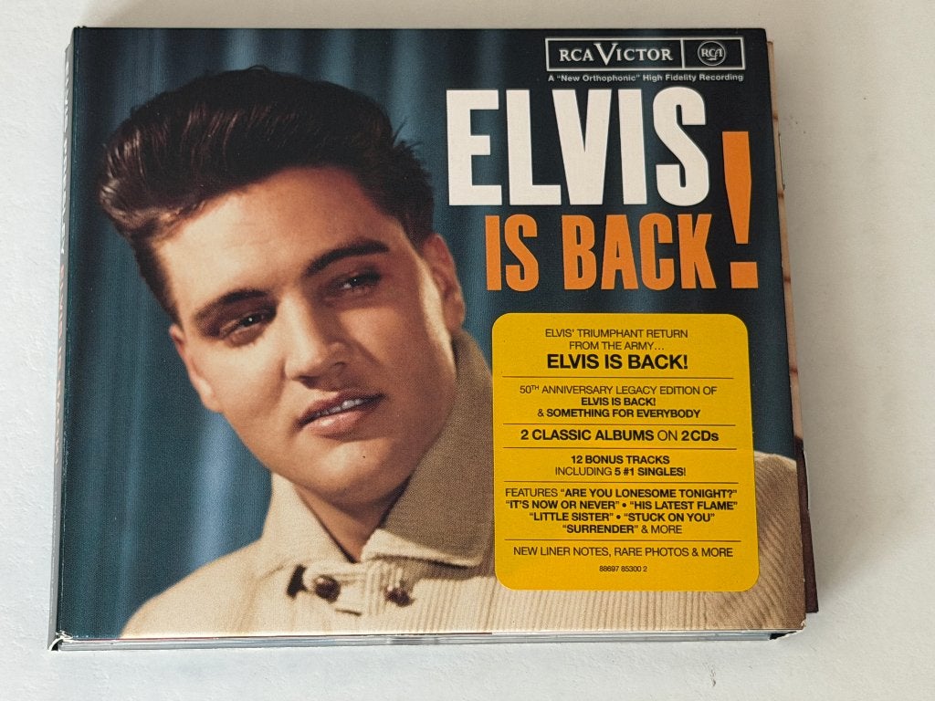 Elvis Presley – Elvis Is Back! (2-CD), Cd's en Dvd's, Cd's | Rock, Ophalen of Verzenden, Gebruikt, Rock-'n-roll, Album