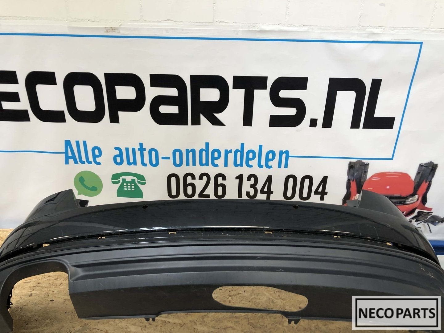 A4 b9 8w s line achterbumper 8W5807511J 2017-2019, Gebruikt, -, -, Achter