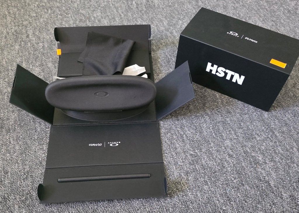 Oakley Meta HSTN bril, Ophalen, Zonnebril, Zwart, Zo goed als nieuw