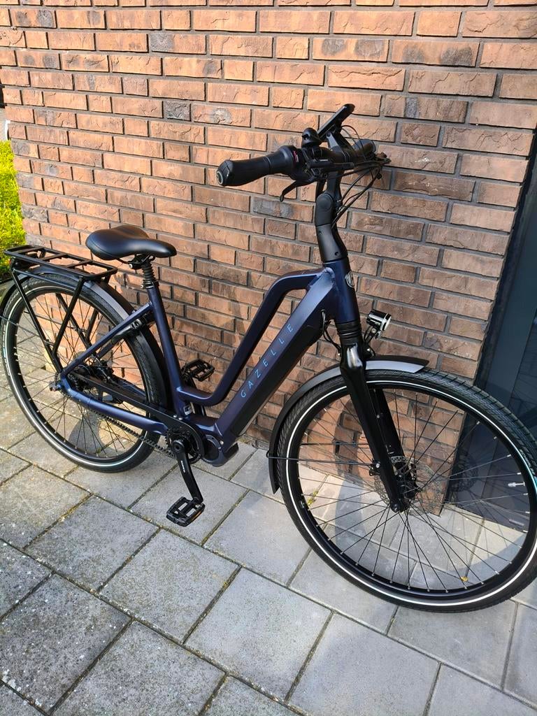 Gazelle Chamonix C5 elektrisch Shimano middenmotor frame49, Fietsen en Brommers, Elektrische fietsen, Ophalen, Gazelle