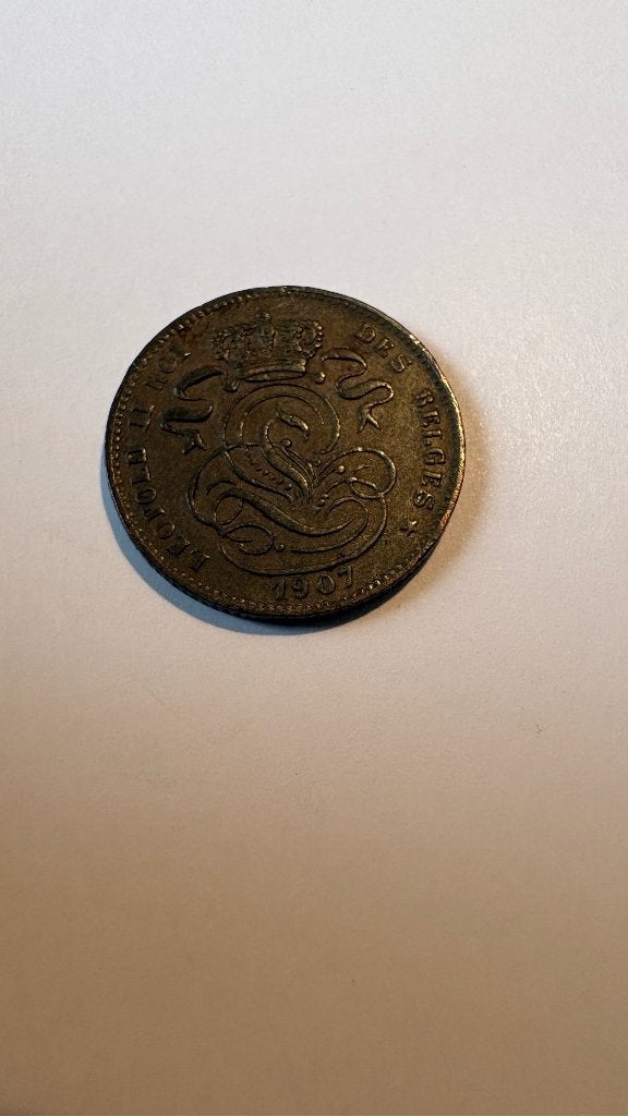 LEOPOLD II * : 1 centime 1907F, Enlèvement ou Envoi