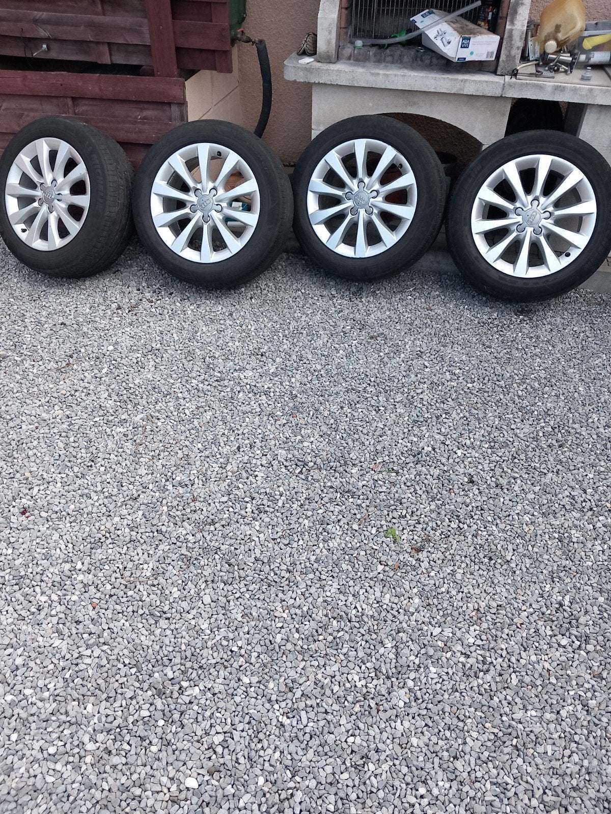 jantes Audi 17" 250€, Enlèvement, Jante(s)
