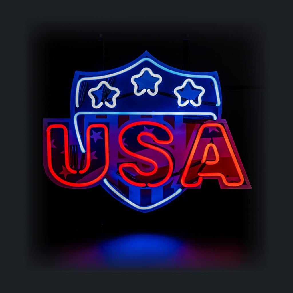 USA neon mancave womencave decoratie verlichting lamp, Verzamelen, Verzenden, Nieuw, Lichtbak of (neon) lamp