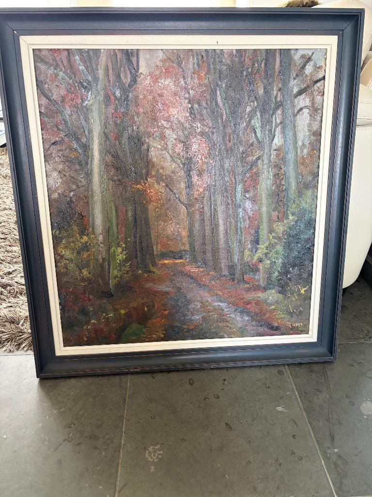 Schilderij van R Ivens, Antiek en Kunst, Kunst | Schilderijen | Klassiek, Ophalen