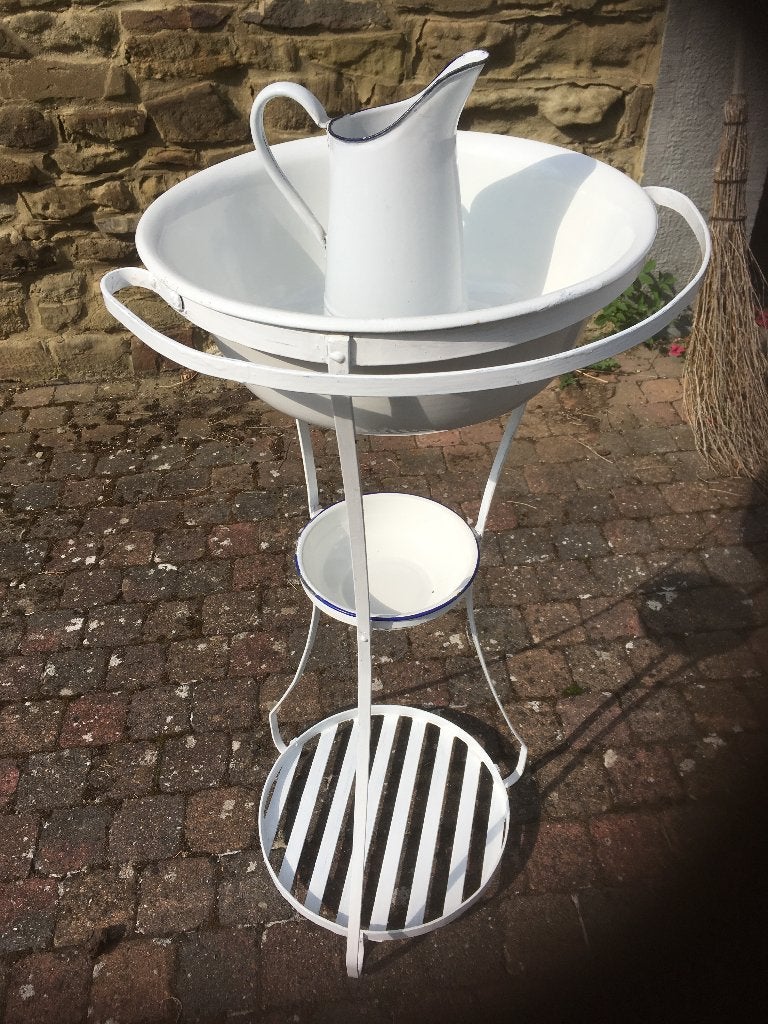 WASSTELLETJE, Brocante, Ophalen of Verzenden, Zo goed als nieuw, Metaal