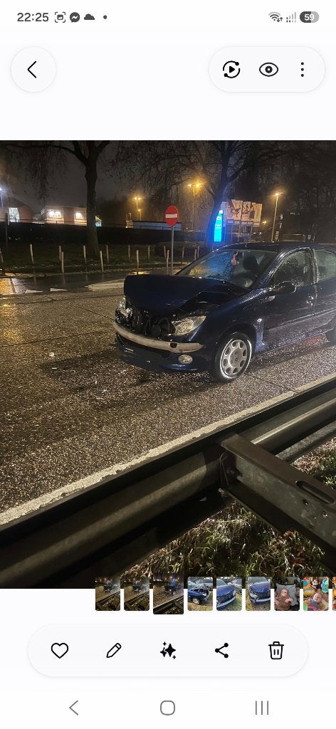 Peugeot 206 2005 – schadeauto / onderdelen – compleet, Autos, Achat, Boîte manuelle, 5 portes, Particulier