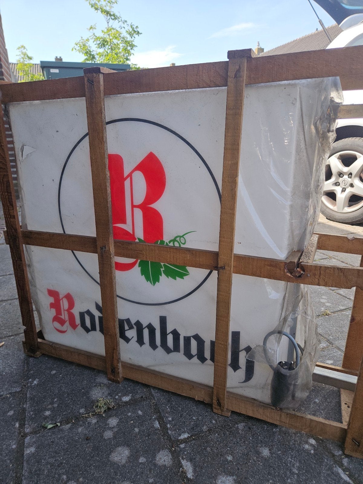 Rodenbach lichtbak, nieuwstaat!, Verzamelen, Biermerken, Ophalen, Zo goed als nieuw, Overige typen, Overige merken