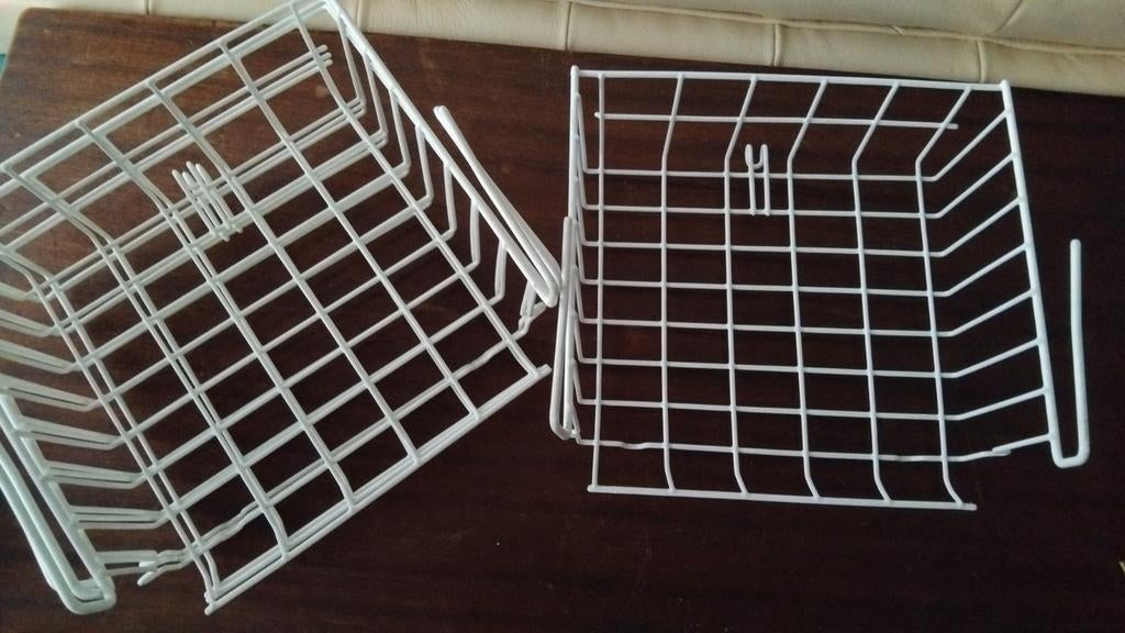 4 hangende opbergmanden, Overige materialen, Gebruikt, Mand, Ophalen of Verzenden