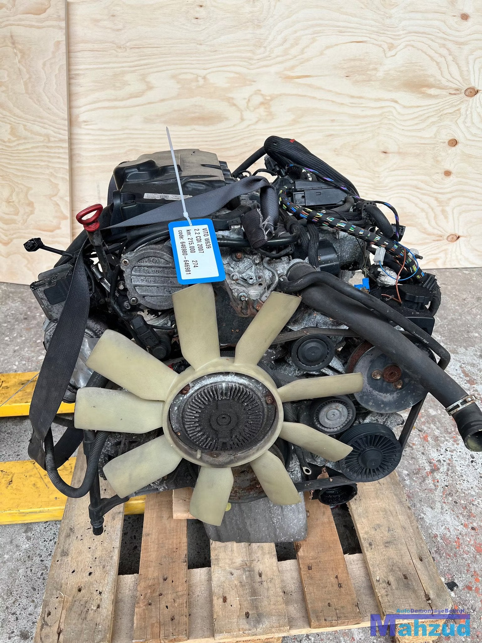 MERCEDES VITO 2.2 CDI Motorblok motor 646381 646980, Gebruikt, Mercedes-Benz AG, Mercedes-Benz, Mercedesstrasse 120
70372  Stuttgart, DE