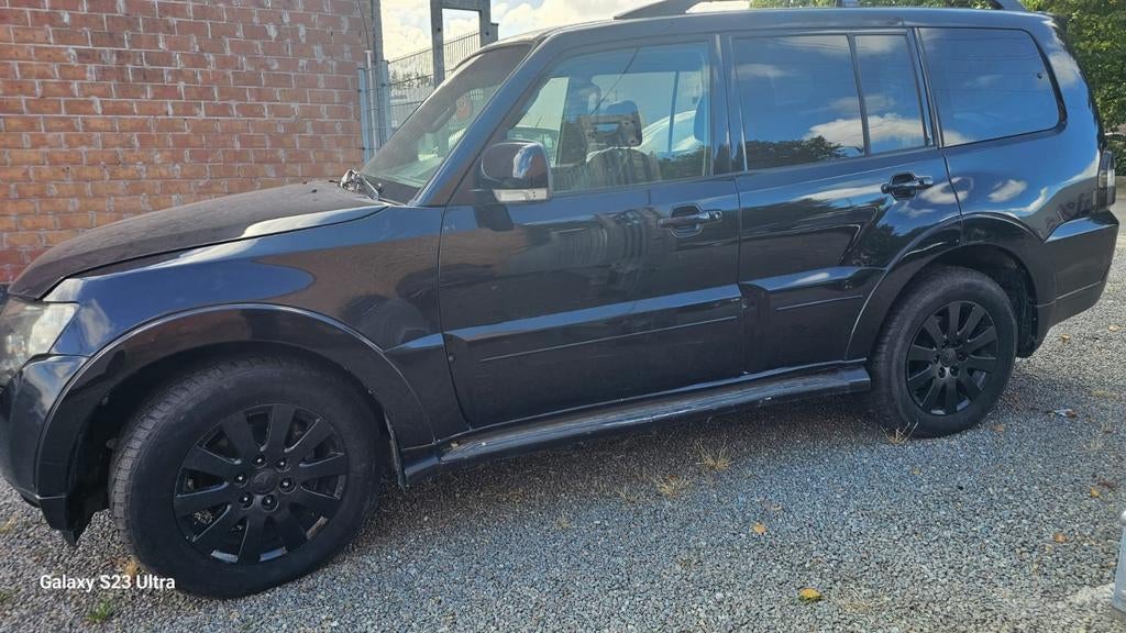 Mitsubishi Pajero 4x4 diesel 7places boîte automatique 2008, Autos, Cuir, Achat, 7 places, Noir