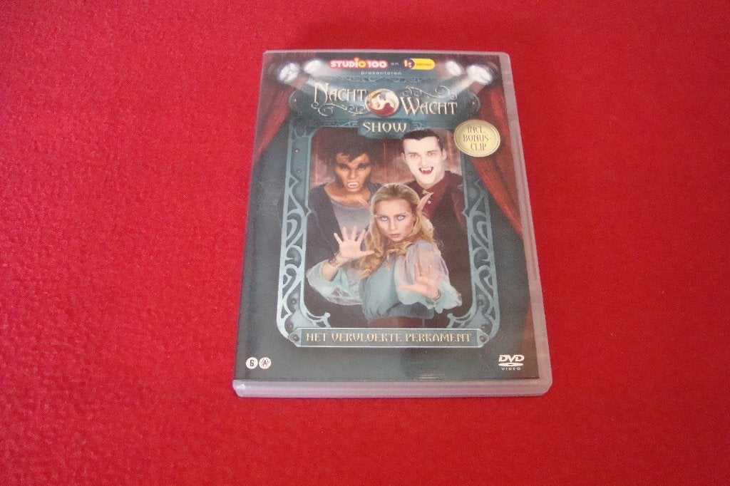 dvd nachtwacht show het vervloekte perkament, Cd's en Dvd's, Dvd's | Kinderen en Jeugd, Ophalen of Verzenden